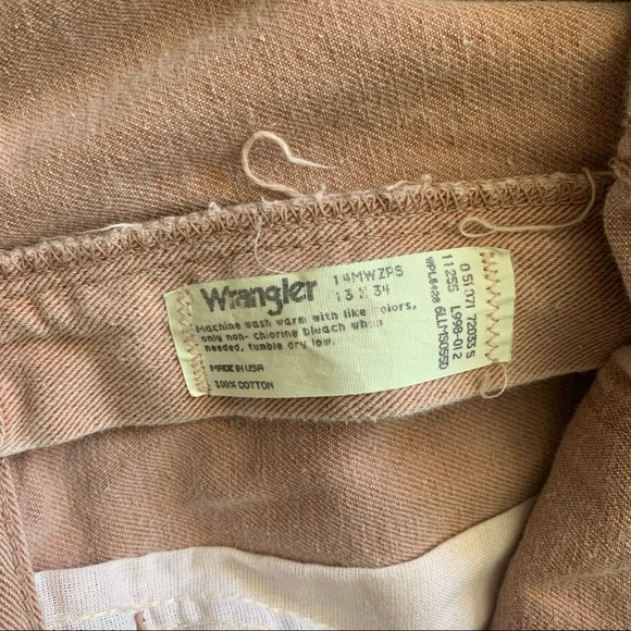 BLUSH PINK VINTAGE WRANGLERS - Picture 2 of 7